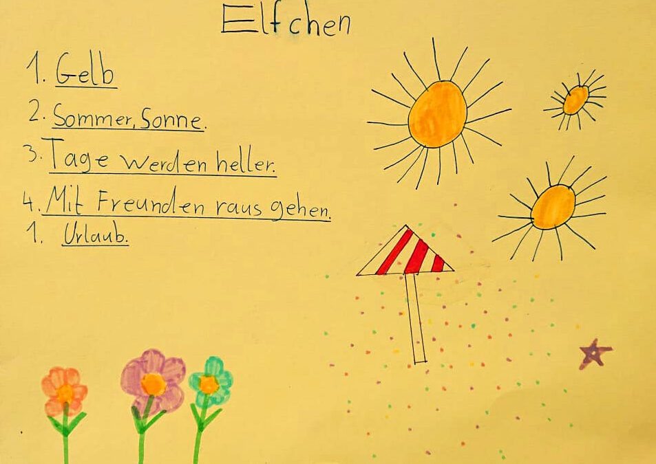 Sommer-Elfchen – Gedichte der Klasse 5b