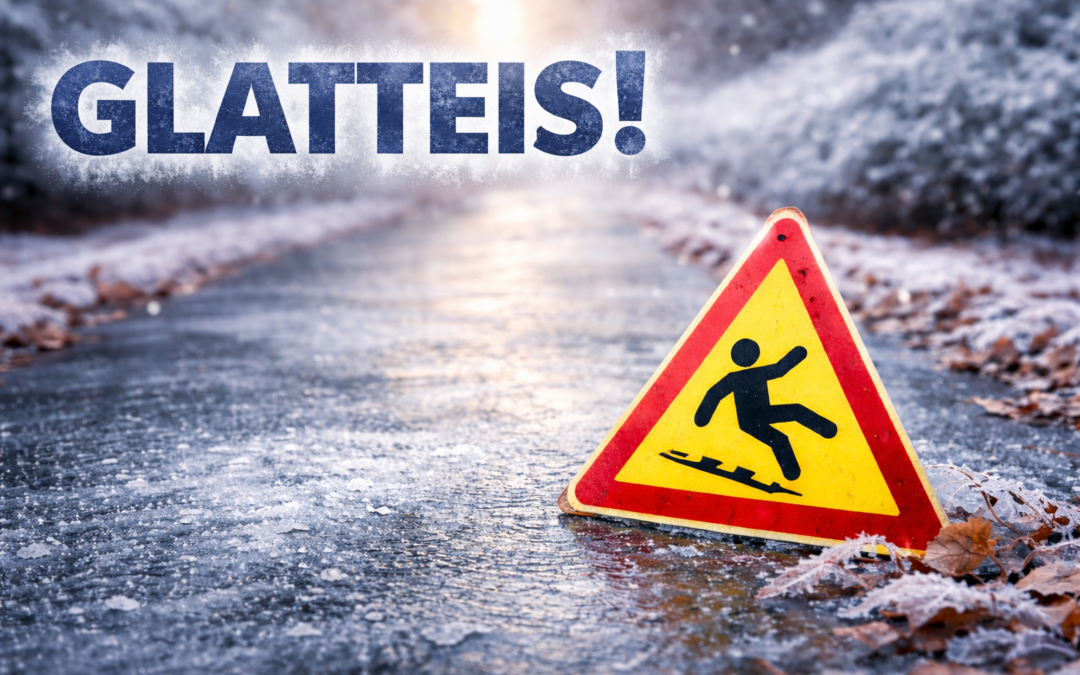 Kein Präsenzunterricht am Montag, 12.01.26 – Warnung vor starkem Glatteis